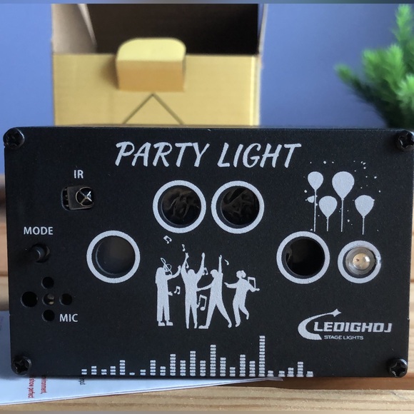 ⚡️ USB Powered LED Laser Party Light with remote control - Picture 13 of 17